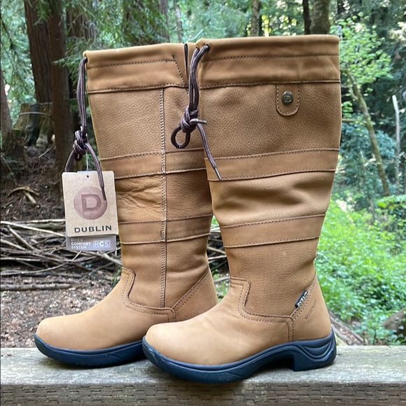 Bottes D'équitation Dublin River III Femme – Nubuck Marron, Taille US 10 / EU 41.5